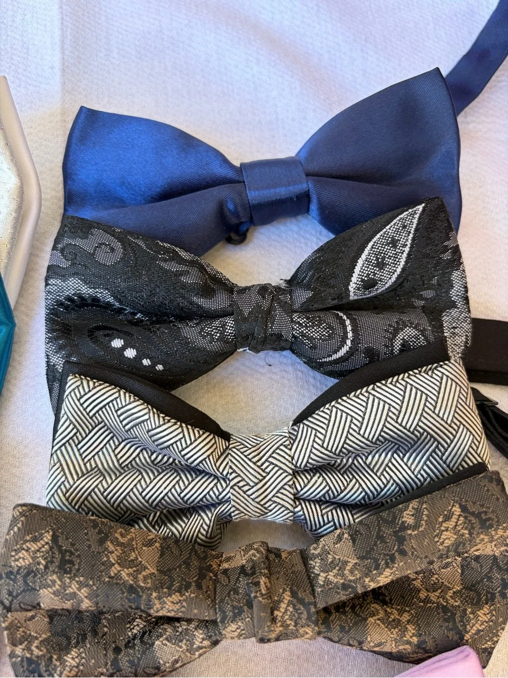 Bundle of 10 assorted pre made bow ties combo 14